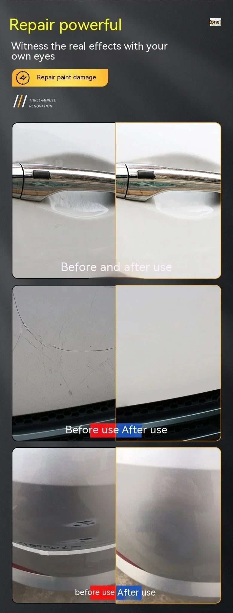 Car Scratch Wax Fabulous Repair Product (free shipping)